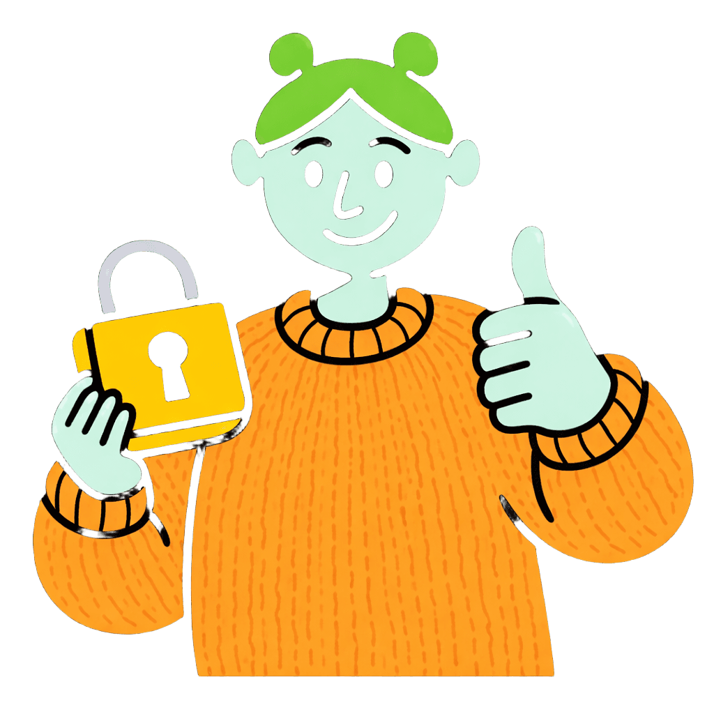 Lock illustration